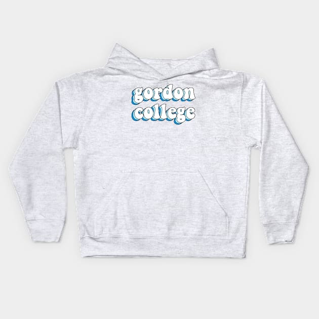 gordon college Kids Hoodie by mansinone3